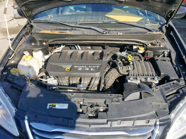 1C3CCBAB6EN124613 - 2014 CHRYSLER 200 LX BLACK photo 7