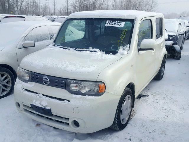 JN8AZ2KR2AT164498 - 2010 NISSAN CUBE BASE WHITE photo 2