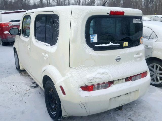 JN8AZ2KR2AT164498 - 2010 NISSAN CUBE BASE WHITE photo 3