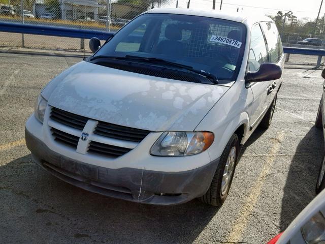 1D4GP21E66B514810 - 2006 DODGE CARAVAN C/ WHITE photo 2