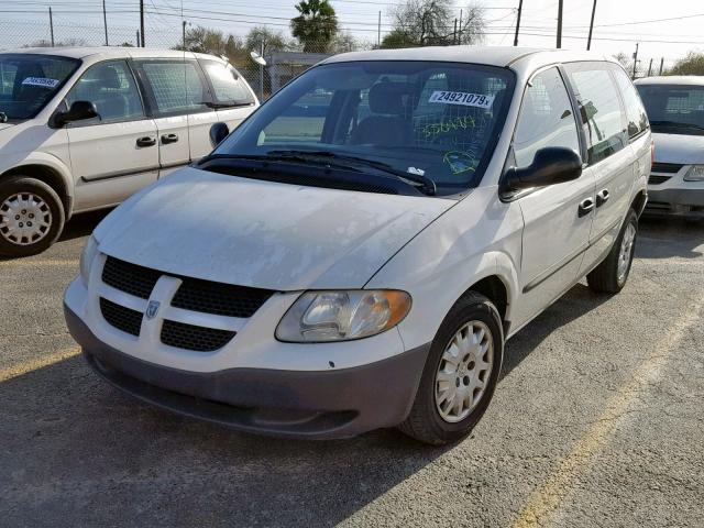 1D4GP21313B338484 - 2003 DODGE CARAVAN C/ WHITE photo 2