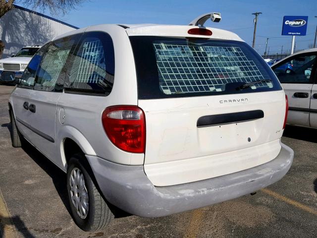 1D4GP21313B338484 - 2003 DODGE CARAVAN C/ WHITE photo 3