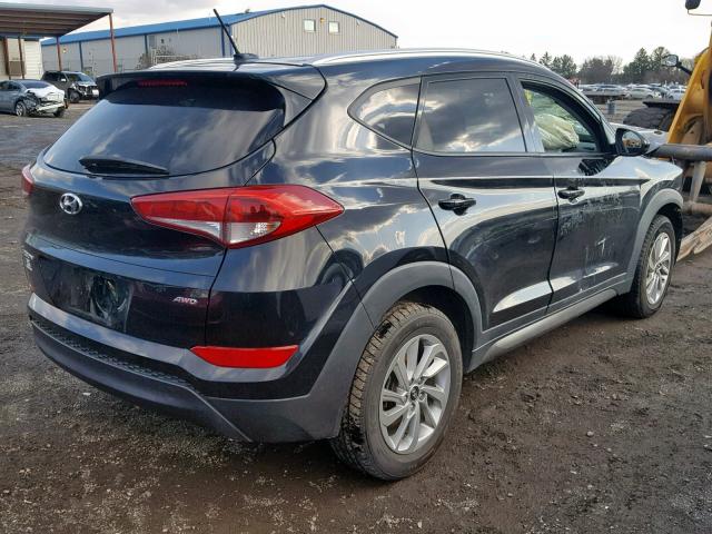 KM8J3CA46GU059616 - 2016 HYUNDAI TUCSON LIM BLACK photo 4