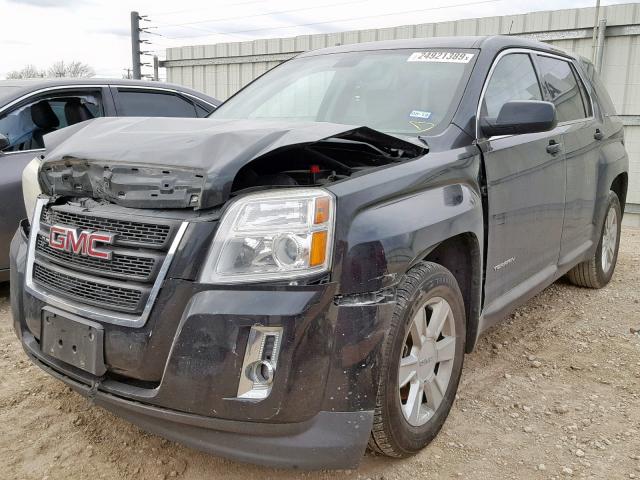 2CTALBEW5A6375030 - 2010 GMC TERRAIN SL GRAY photo 2