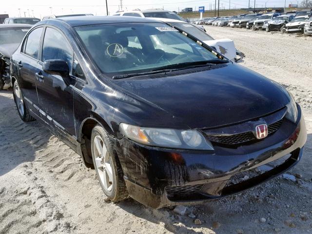 19XFA1F68BE030544 - 2011 HONDA CIVIC LX-S BLACK photo 1