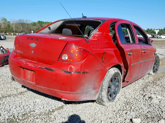 1G1AD5F52A7131666 - 2010 CHEVROLET COBALT 1LT RED photo 4