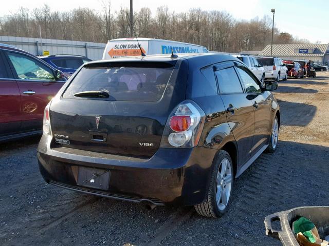 5Y2SP67069Z464786 - 2009 PONTIAC VIBE BLACK photo 4