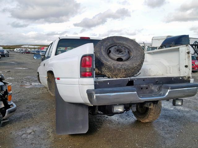 3B7MF33C9TM161357 - 1996 DODGE RAM 3500 WHITE photo 3