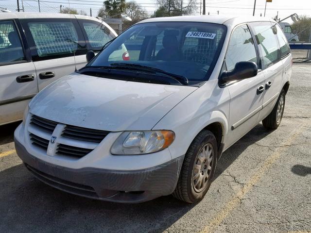 1D4GP21E56B516032 - 2006 DODGE CARAVAN C/ WHITE photo 2