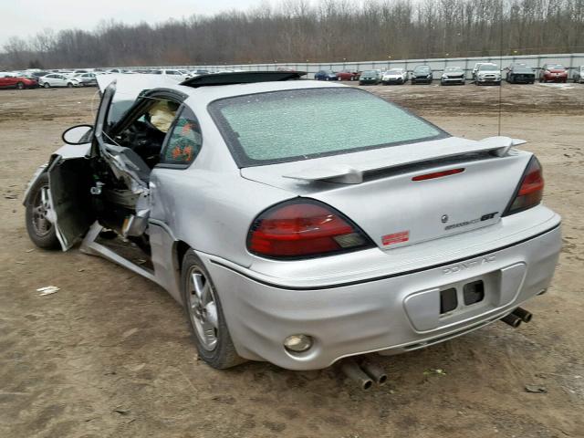 1G2NW12E43C321856 - 2003 PONTIAC GRAND AM G SILVER photo 3