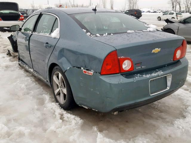 1G1ZJ57B49F134313 - 2009 CHEVROLET MALIBU 2LT GREEN photo 3