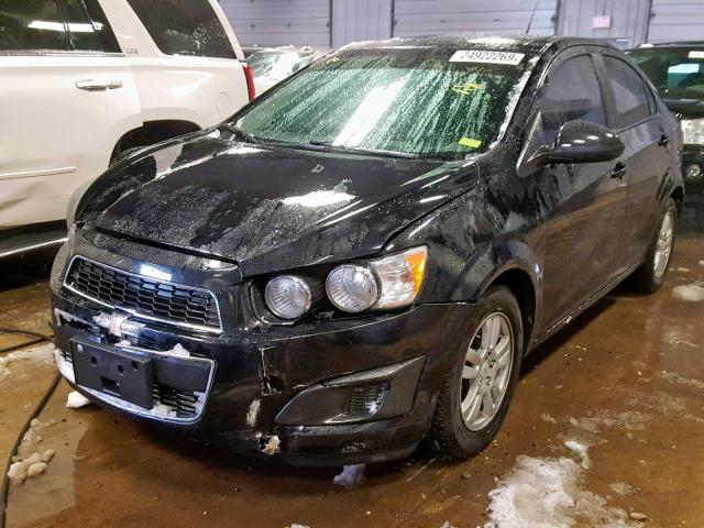 1G1JA5SH3C4115716 - 2012 CHEVROLET SONIC LS 黑色 照片 2