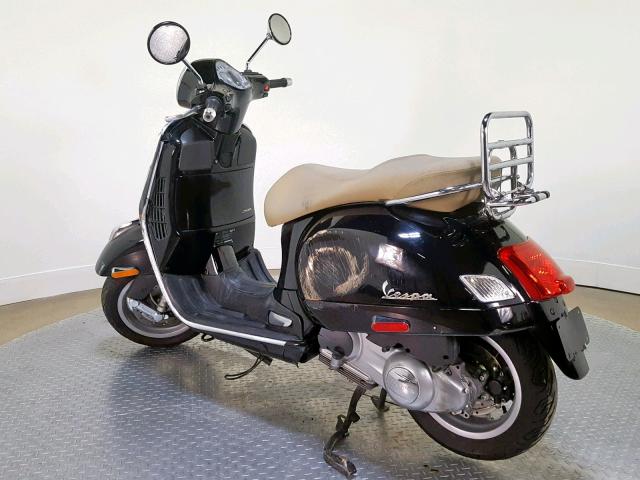 ZAPM459L095009618 - 2009 VESPA GTS 250 BLACK photo 6