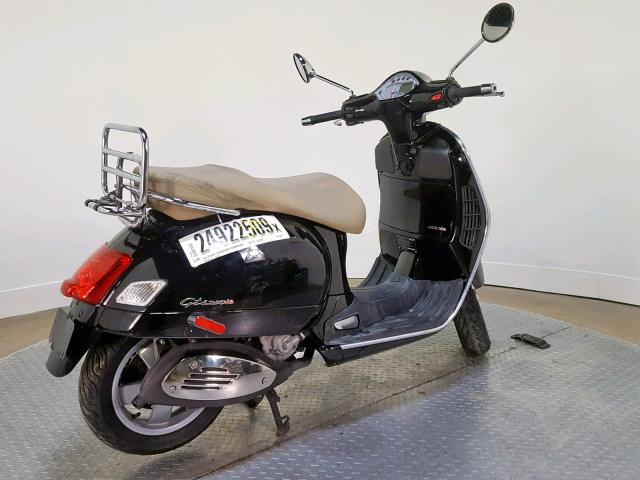 ZAPM459L095009618 - 2009 VESPA GTS 250 BLACK photo 8