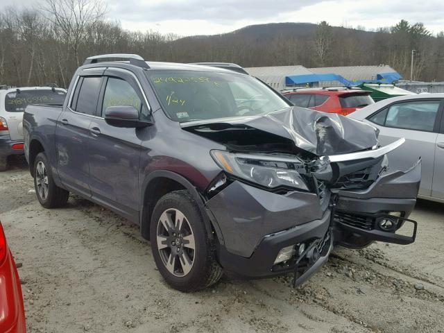 5FPYK3F57HB013611 - 2017 HONDA RIDGELINE GRAY photo 1