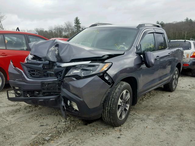 5FPYK3F57HB013611 - 2017 HONDA RIDGELINE GRAY photo 2