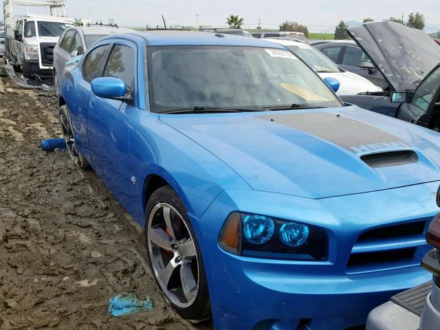 2B3LA73W18H171562 - 2008 DODGE CHARGER SR BLUE photo 1