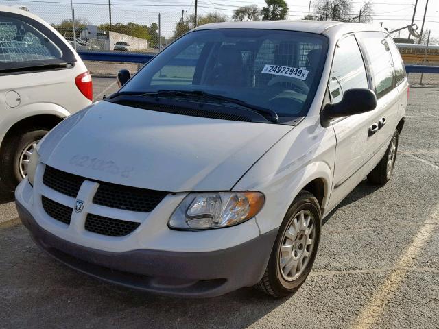 1D4GP21E06B516083 - 2006 DODGE CARAVAN C/ WHITE photo 2