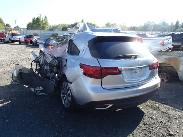 5FRYD4H46EB021271 - 2014 ACURA MDX TECH 银色 照片 3