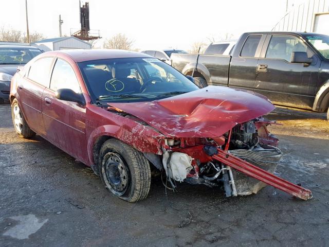 1B3EL46T15N600723 - 2005 DODGE STRATUS SX RED photo 1