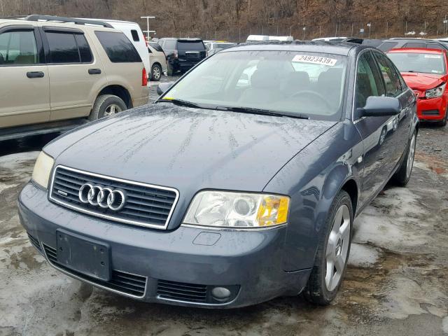 WAULT64B54N053253 - 2004 AUDI A6 3.0 QUA GRAY photo 2