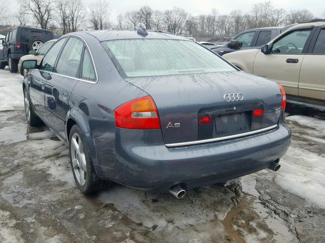 WAULT64B54N053253 - 2004 AUDI A6 3.0 QUA GRAY photo 3