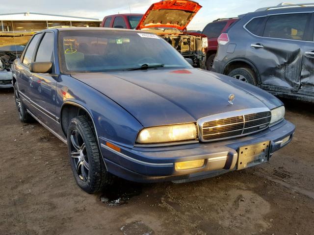 2G4WB54T2P1485046 - 1993 BUICK REGAL CUST BLUE photo 1