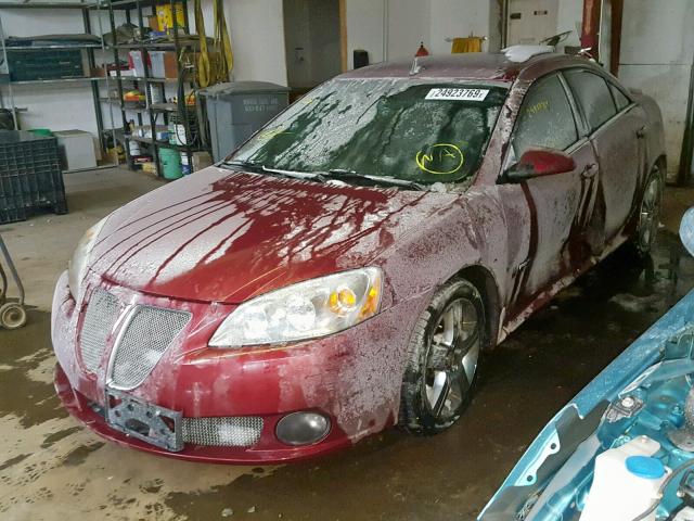 1G2ZM577084207962 - 2008 PONTIAC G6 GXP RED photo 2