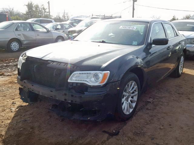 2C3CCAAG6EH103646 - 2014 CHRYSLER 300 BLACK photo 2