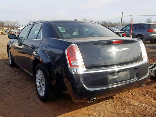 2C3CCAAG6EH103646 - 2014 CHRYSLER 300 BLACK photo 3