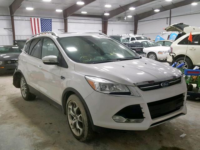 1FMCU0J92EUD24657 - 2014 FORD ESCAPE TIT WHITE photo 1