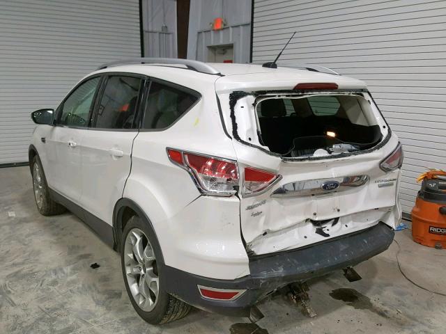 1FMCU0J92EUD24657 - 2014 FORD ESCAPE TIT WHITE photo 3