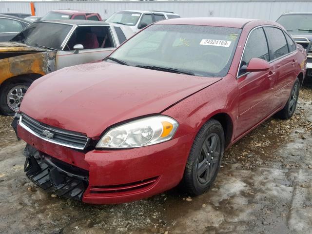 2G1WB58K469114324 - 2006 CHEVROLET IMPALA LS BURGUNDY photo 2