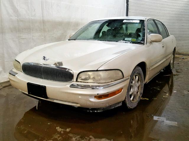 1G4CW54K814189846 - 2001 BUICK PARK AVENU WHITE photo 2