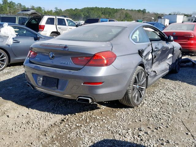 WBA6H7C53GGA05021 - 2016 BMW 650 XI GRAY photo 4