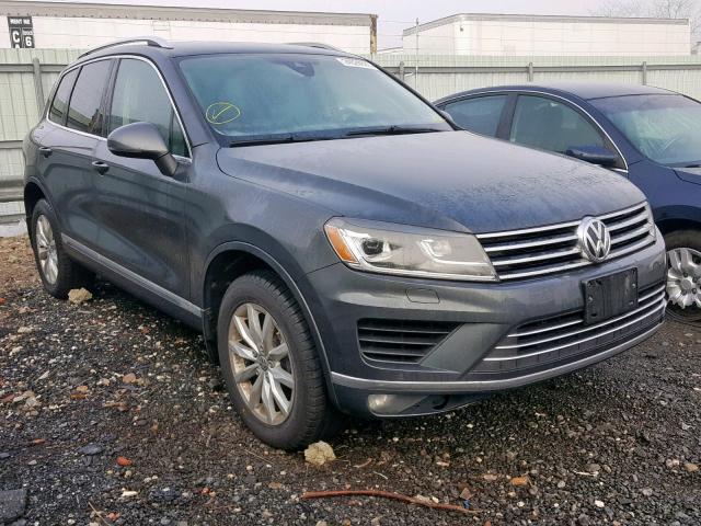 WVGEF9BPXGD013002 - 2016 VOLKSWAGEN TOUAREG SP GRAY photo 1