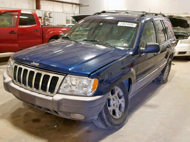 1J4GW58S0XC680727 - 1999 JEEP GRAND CHER BLUE photo 2