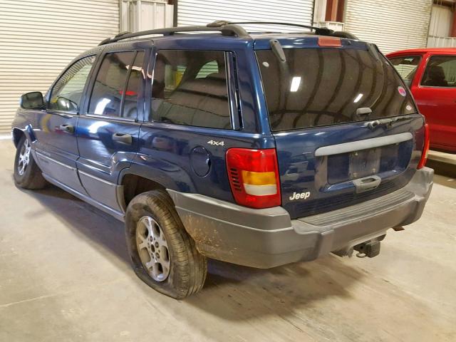 1J4GW58S0XC680727 - 1999 JEEP GRAND CHER BLUE photo 3