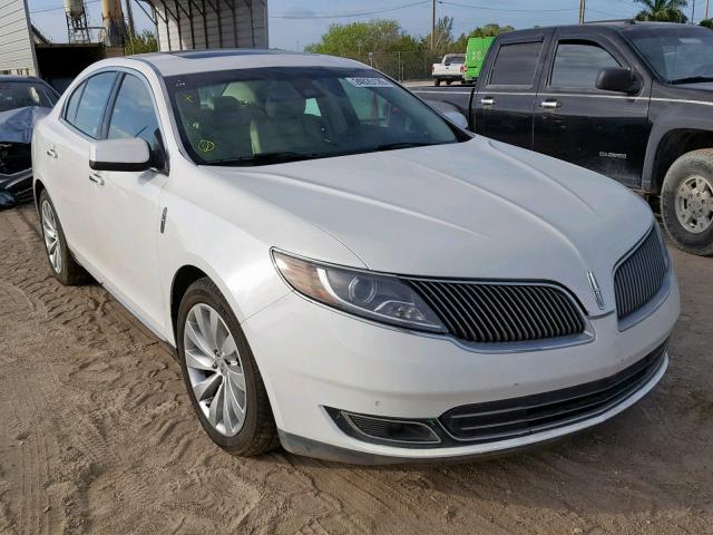 1LNHL9DK6GG601789 - 2016 LINCOLN MKS WHITE photo 1