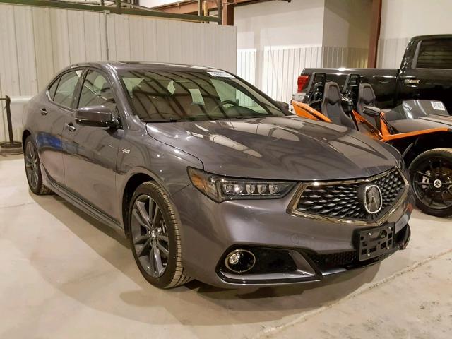 19UUB3F60JA006368 - 2018 ACURA TLX TECH+A GRAY photo 1