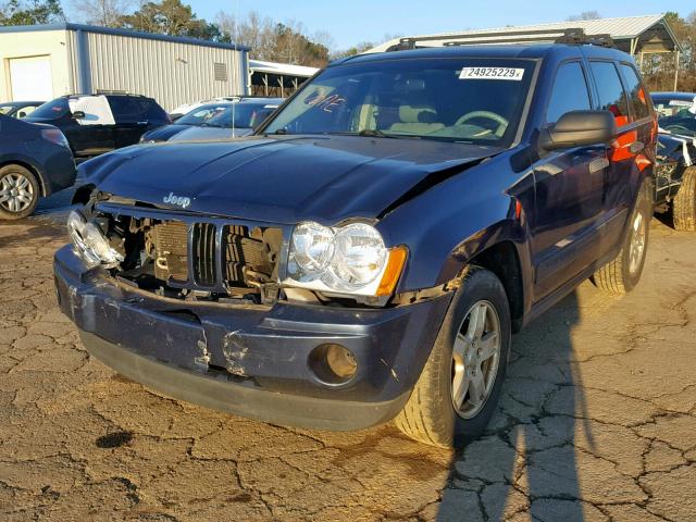 1J4GS48K36C218425 - 2006 JEEP GRAND CHER BLUE photo 2