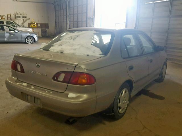 2T1BR12E9XC114270 - 1999 TOYOTA COROLLA VE TAN photo 4