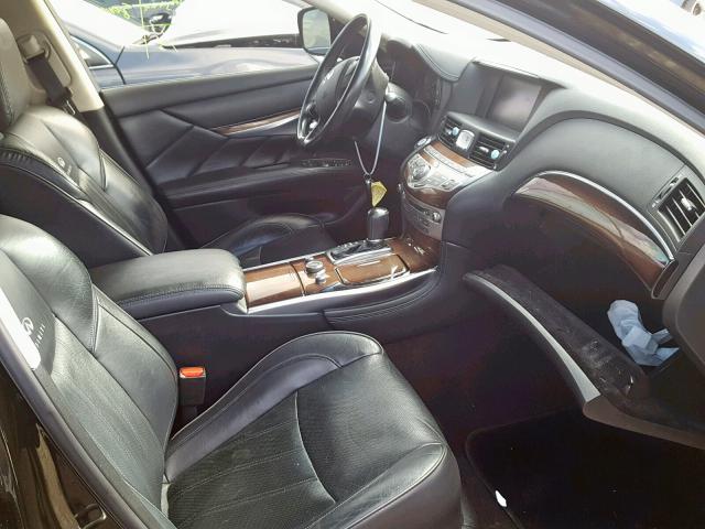 JN1AY1AP6CM530214 - 2012 INFINITI M56 BLACK photo 5