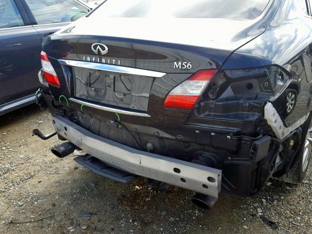 JN1AY1AP6CM530214 - 2012 INFINITI M56 BLACK photo 9