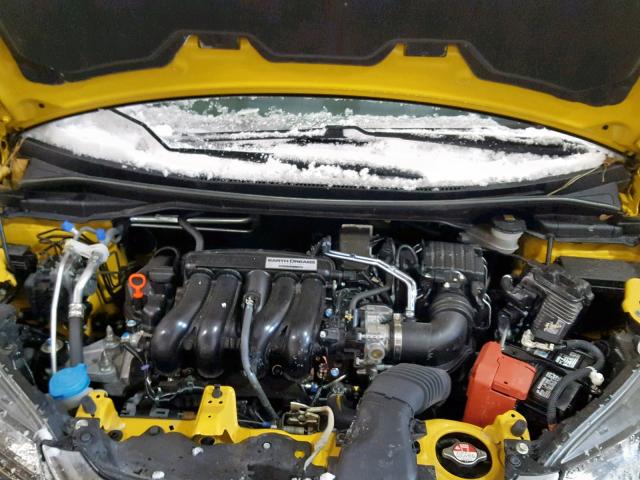 3HGGK5H41JM730531 - 2018 HONDA FIT LX YELLOW photo 7