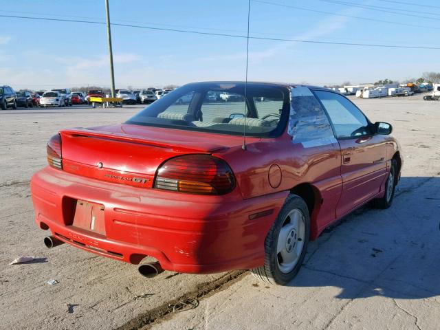 1G2NW12T7VC753925 - 1997 PONTIAC GRAND AM G RED photo 4