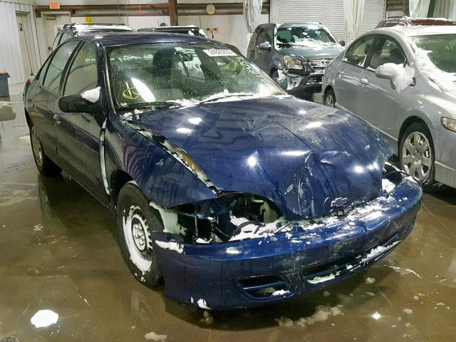 1G1JF524227253999 - 2002 CHEVROLET CAVALIER L BLUE photo 1