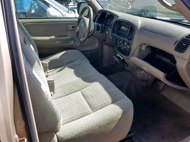 5TBJU32186S460182 - 2006 TOYOTA TUNDRA GOLD photo 5