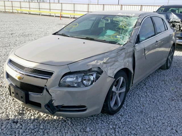 1G1ZC5E11BF127068 - 2011 CHEVROLET MALIBU 1LT 棕色 照片 2