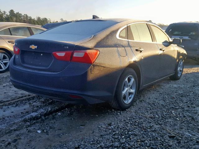 1G1ZB5ST6GF293120 - 2016 CHEVROLET MALIBU LS BLUE photo 4